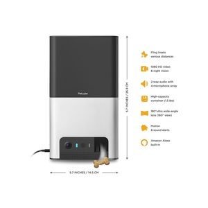 petcube bites 2 smart pet camera & treat dispenser | Alexa | dog cat monitor